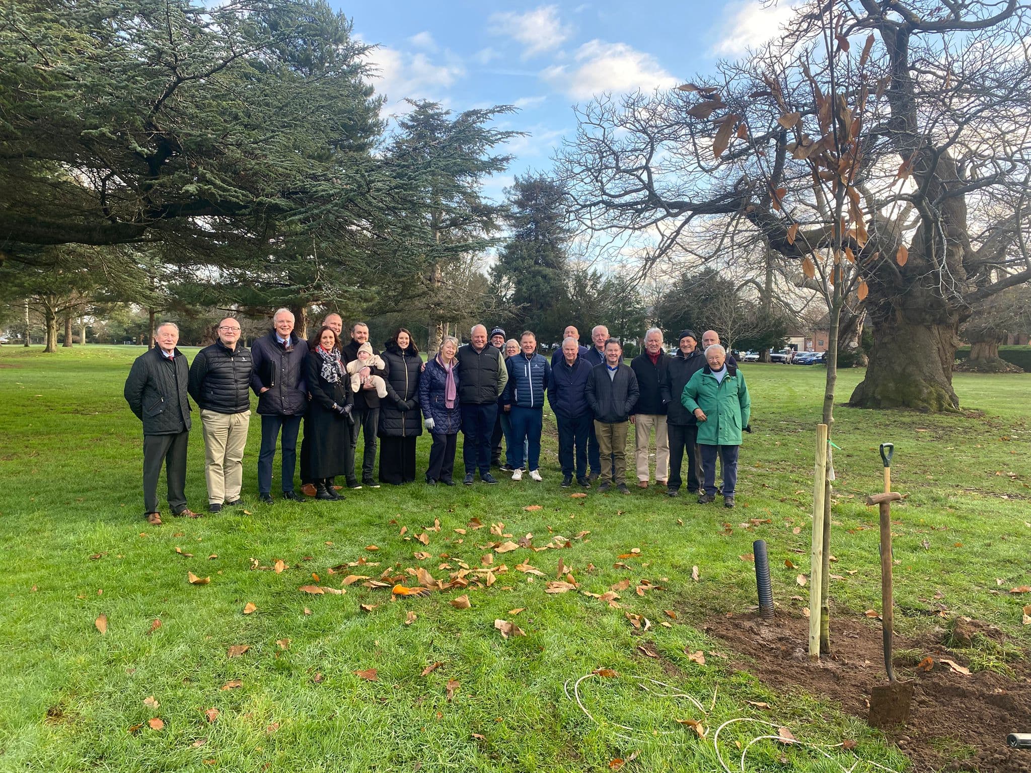 Tree Planting Ceremony for Former Chairman Chris Williams