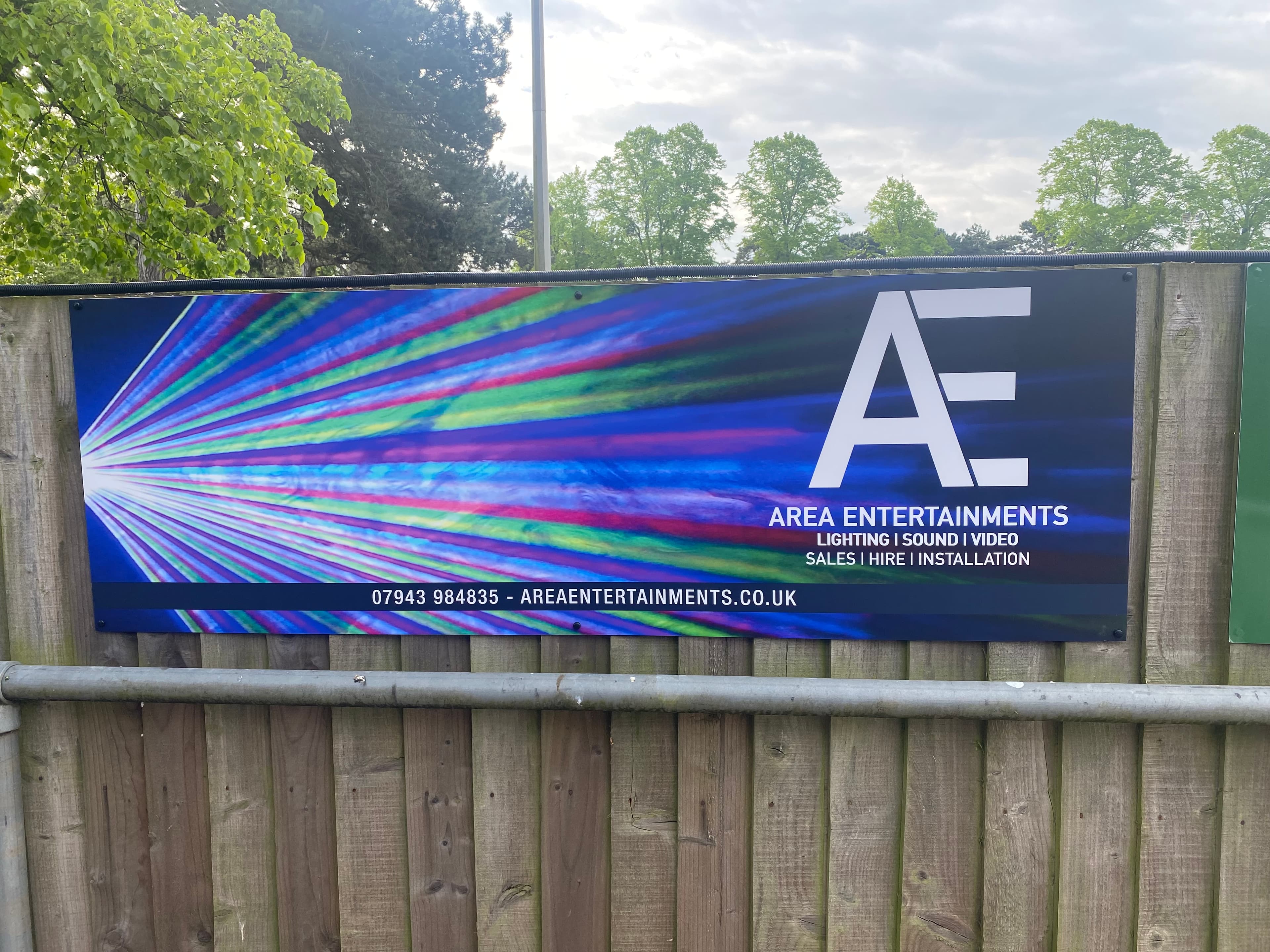Area Entertainments Advertise at The Fields